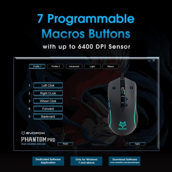 p2 EvoFox Phantom Pro Mouse