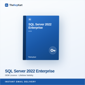 SQL Server 2022 Enterprise — digital licence key