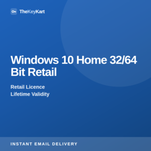Windows 10 Home 32/64 Bit Retail — digital licence key