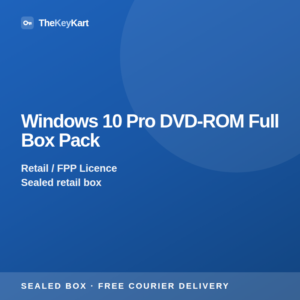 Windows 10 Pro DVD-ROM Full Box Pack — sealed retail box