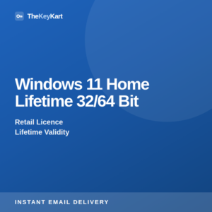 Windows 11 Home Lifetime 32/64 Bit — digital licence key