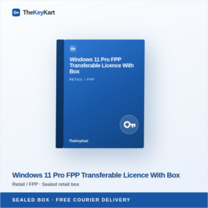 Windows 11 Pro FPP Transferable Licence With Box — sealed retail box