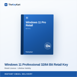 Windows 11 Professional 32/64 Bit Retail Key — digital licence key